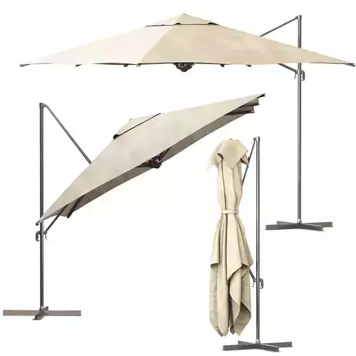 Comfort Cantilever Umbrella 3D model