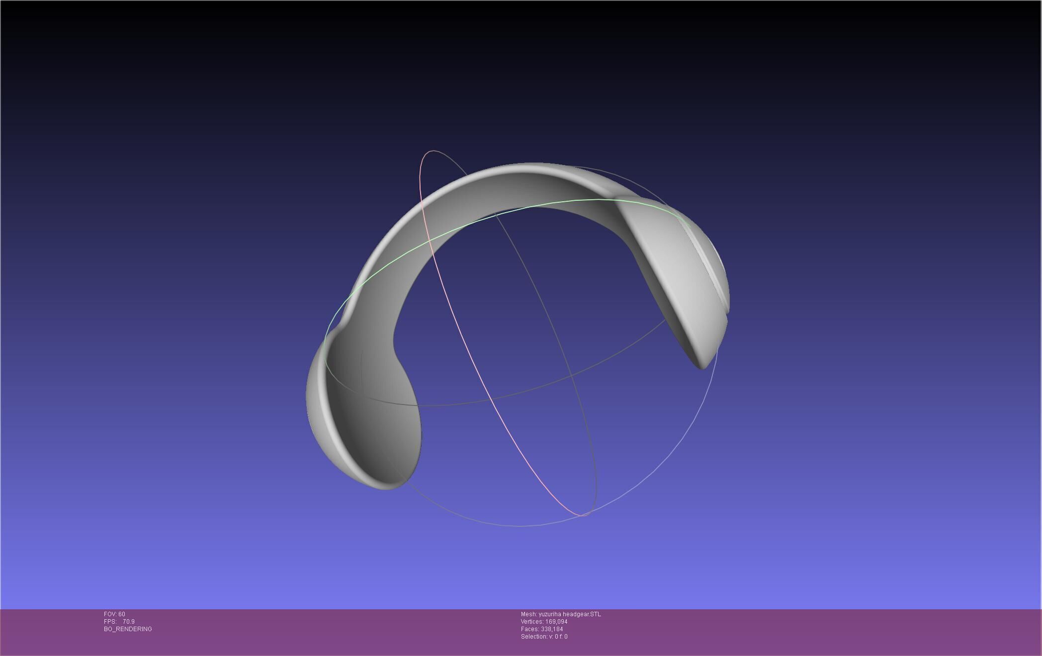 Dr Stone Yuzuriha Headgear 3D print model_35