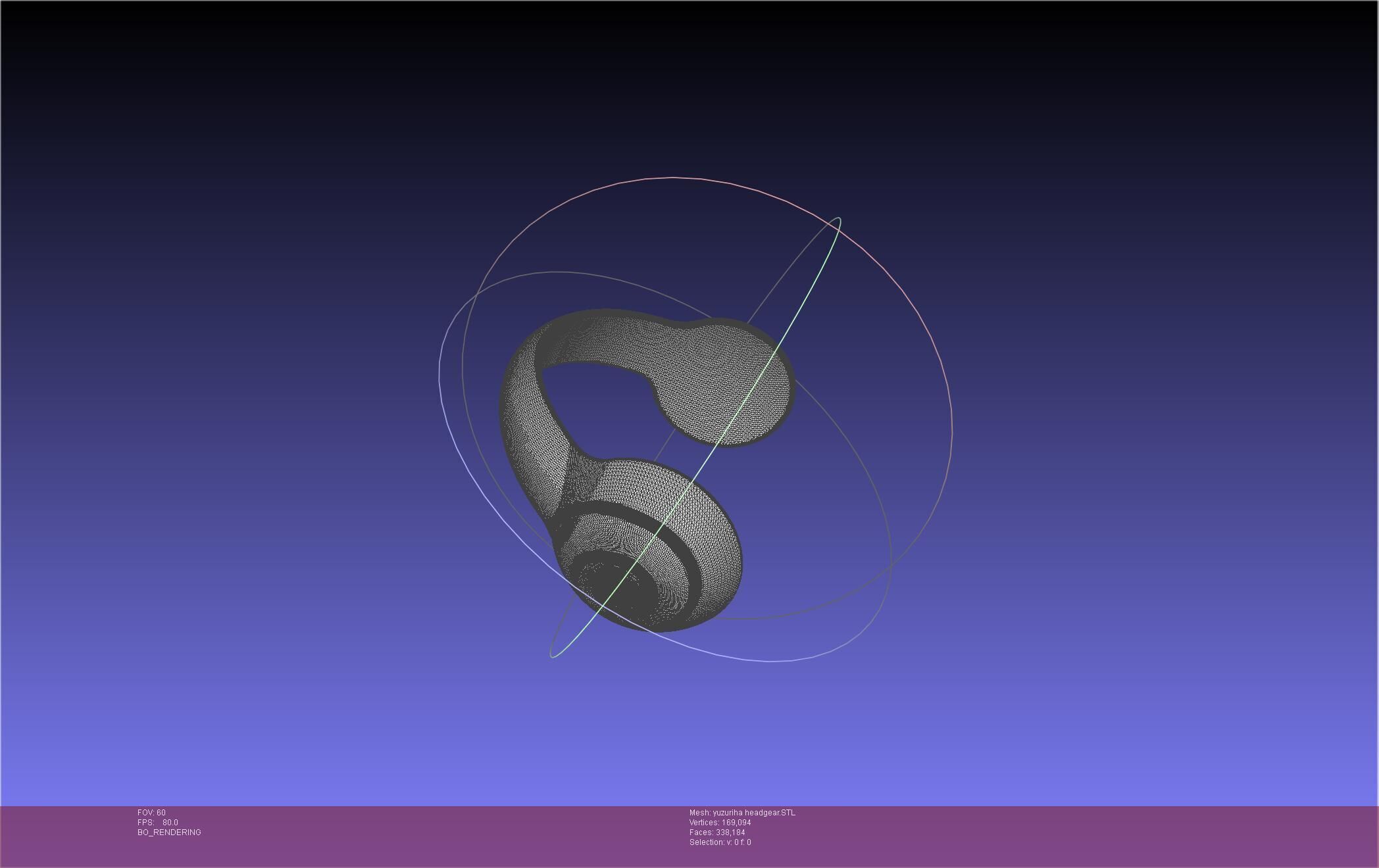 Dr Stone Yuzuriha Headgear 3D print model_20