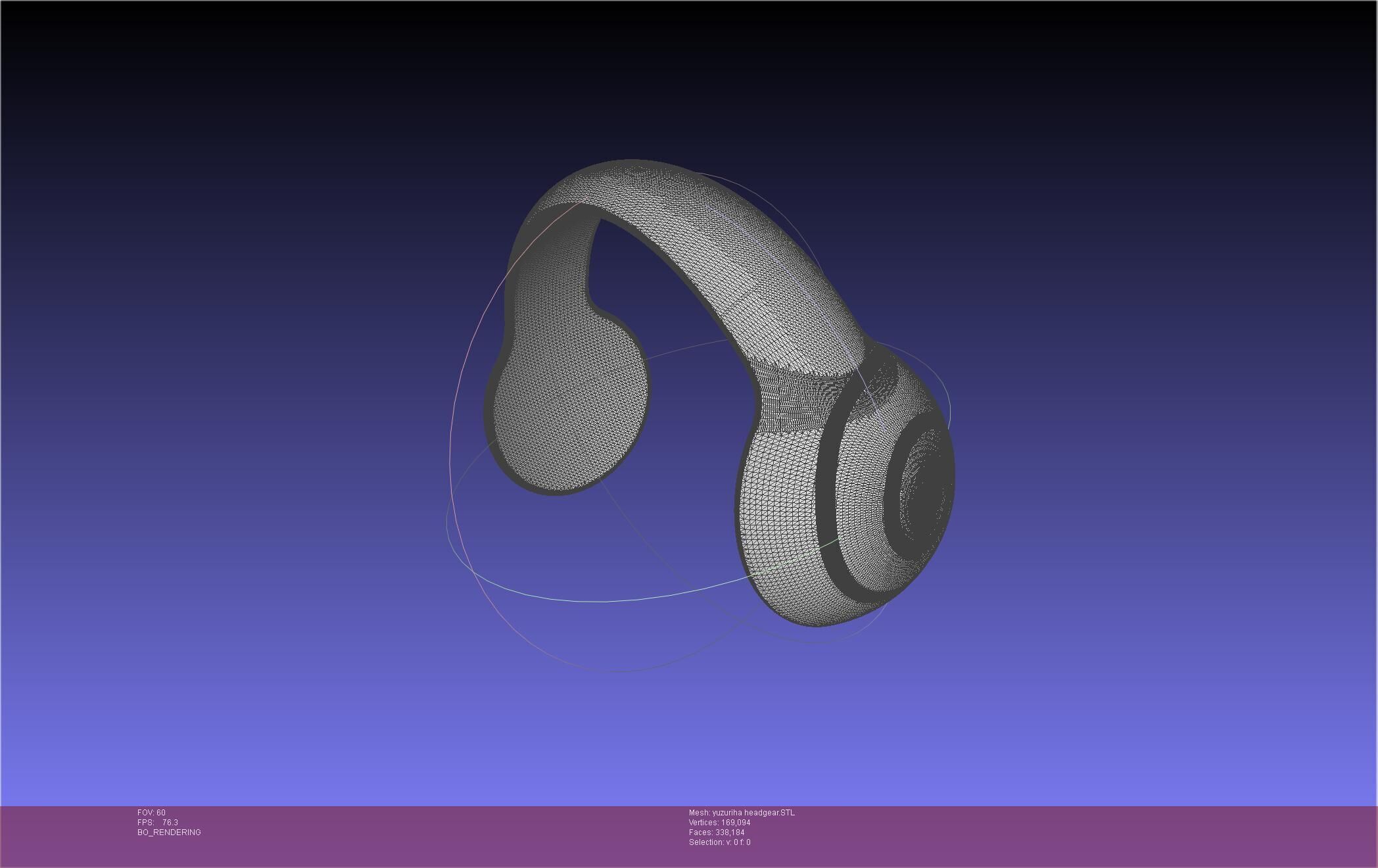 Dr Stone Yuzuriha Headgear 3D print model_36