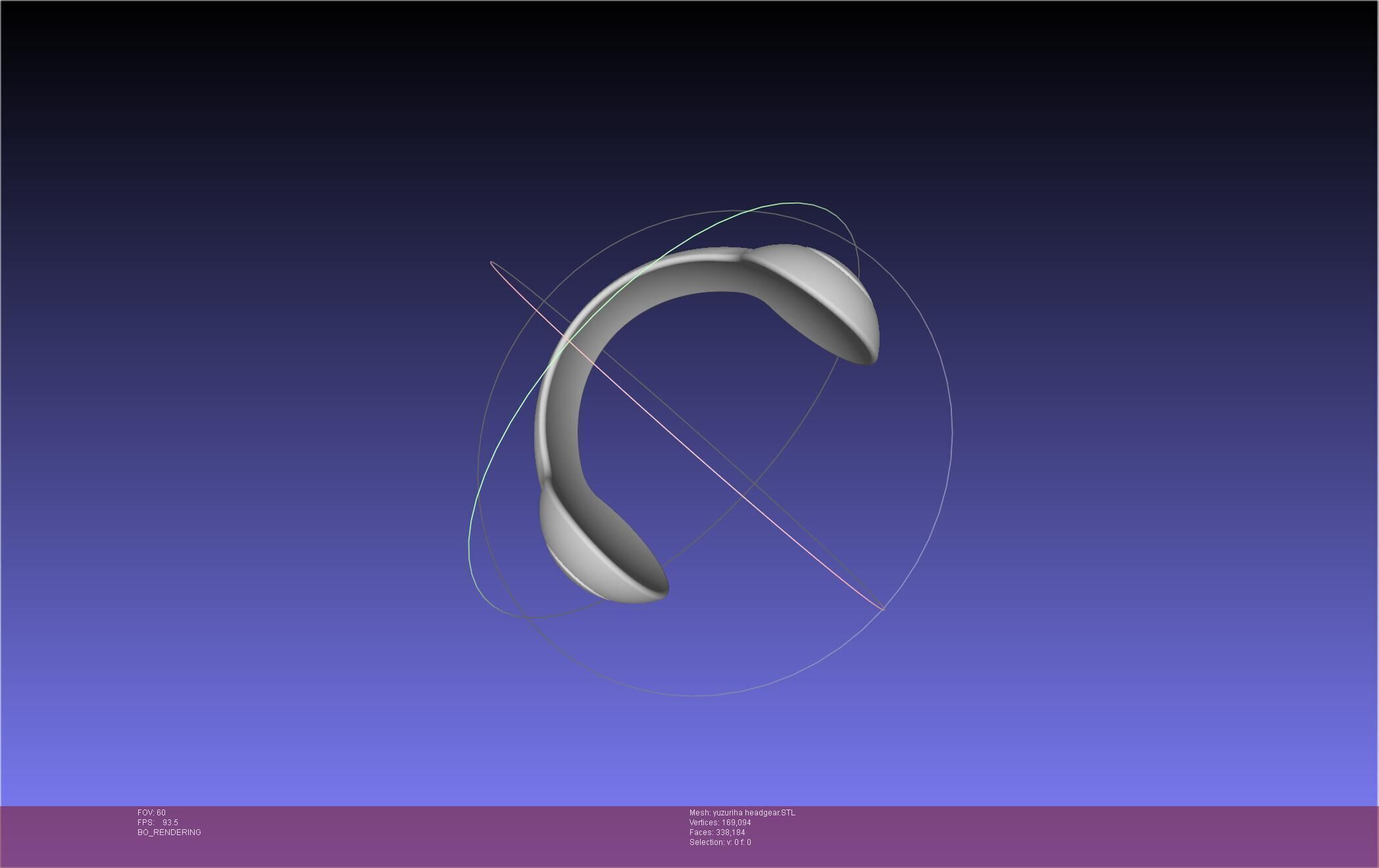 Dr Stone Yuzuriha Headgear 3D print model_9