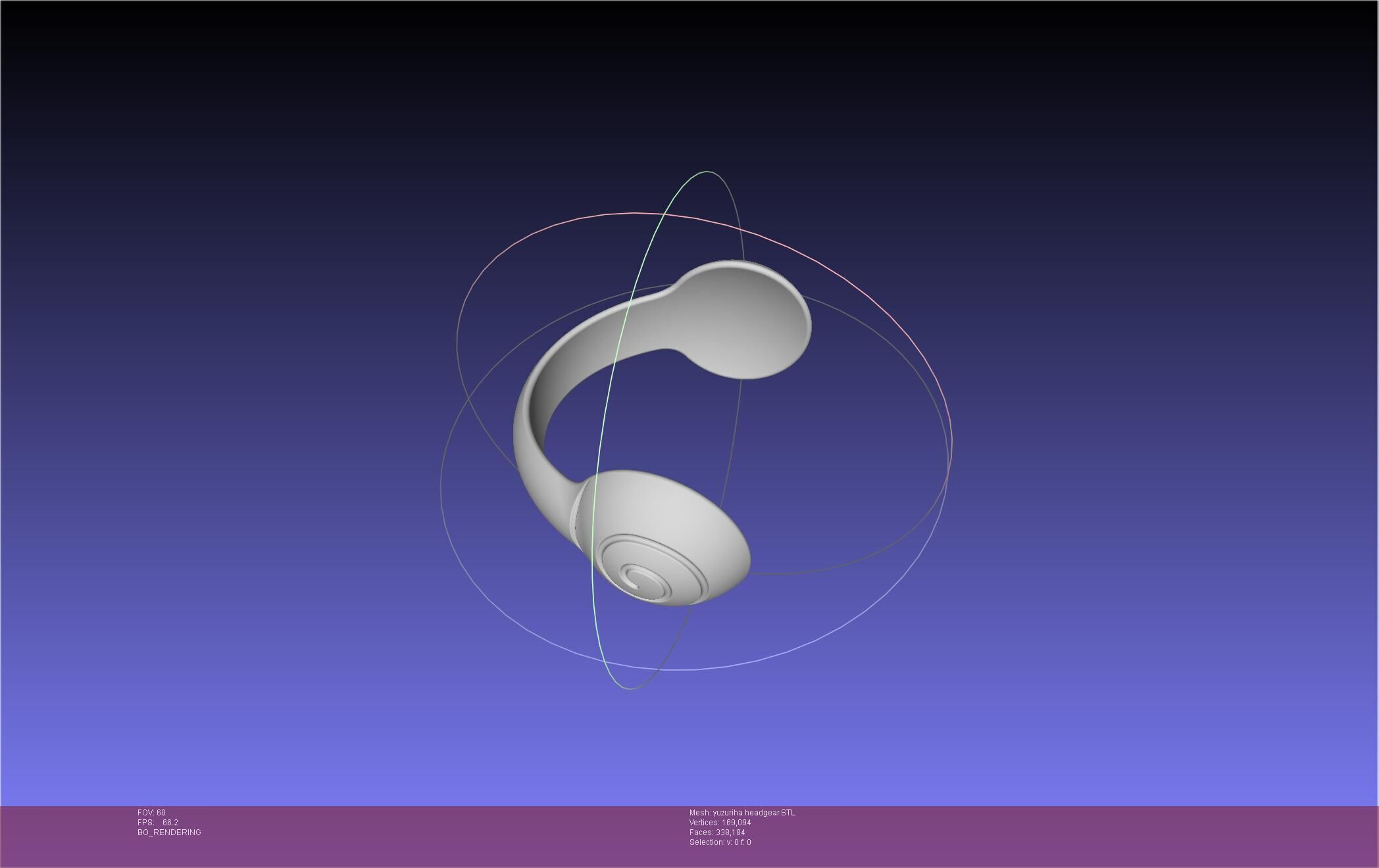 Dr Stone Yuzuriha Headgear 3D print model_10