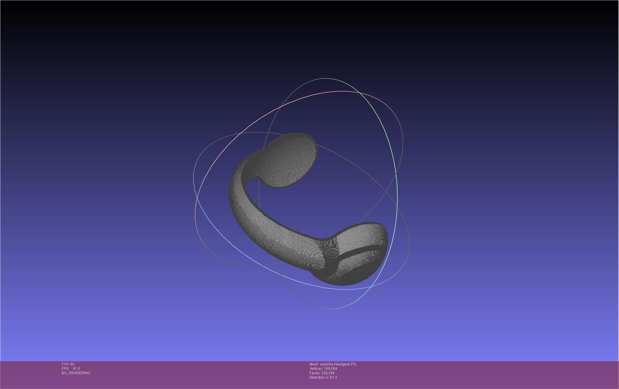 Dr Stone Yuzuriha Headgear 3D print model_21