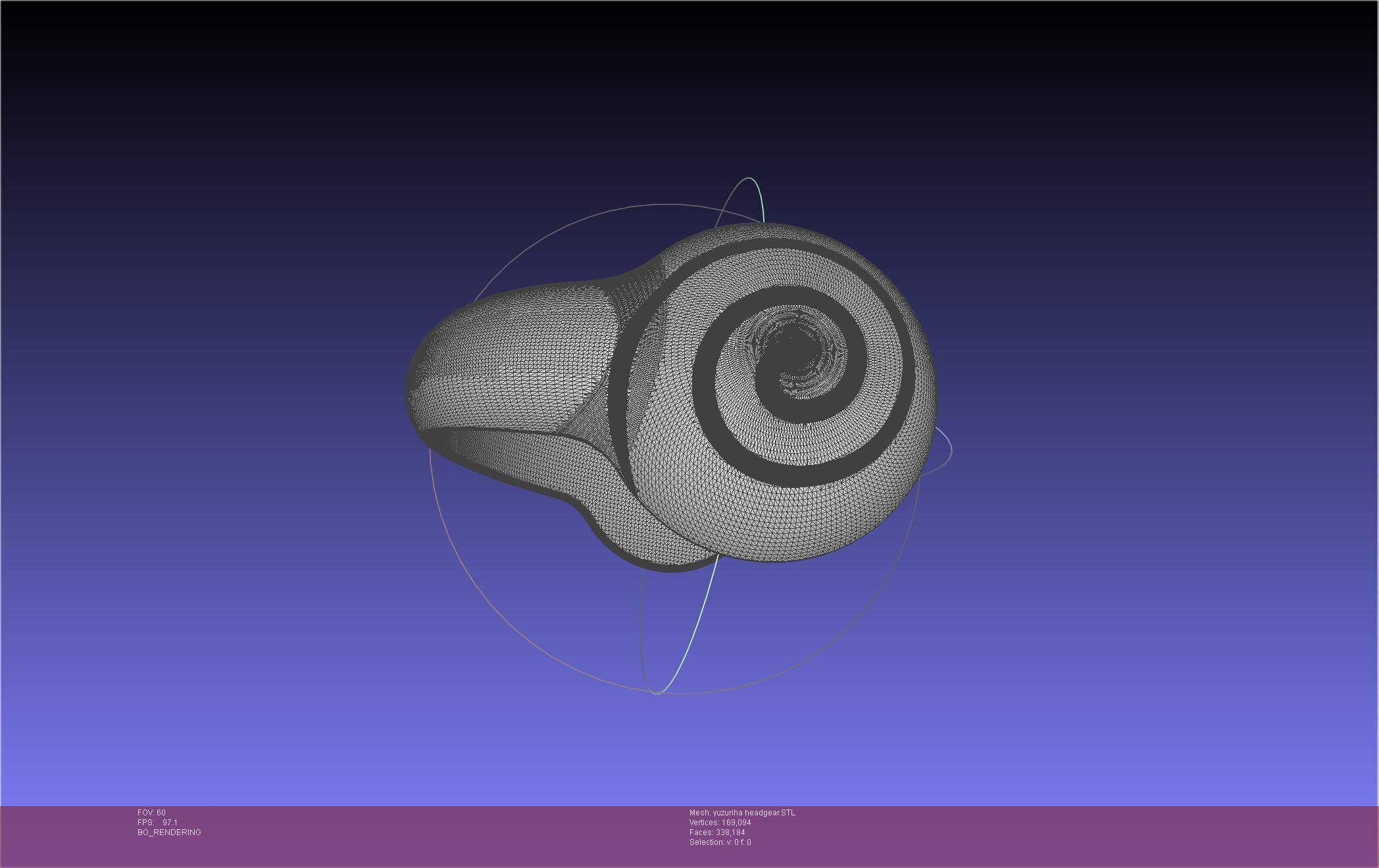 Dr Stone Yuzuriha Headgear 3D print model_29