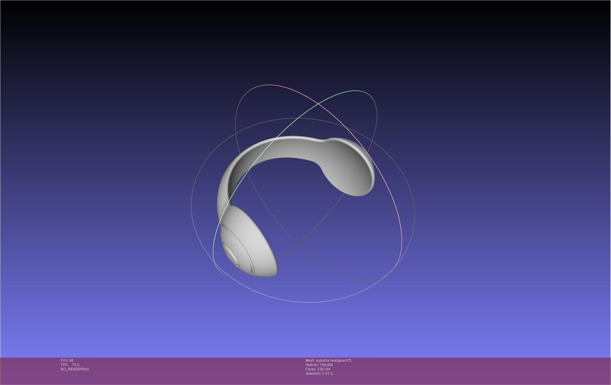 Dr Stone Yuzuriha Headgear 3D print model_4