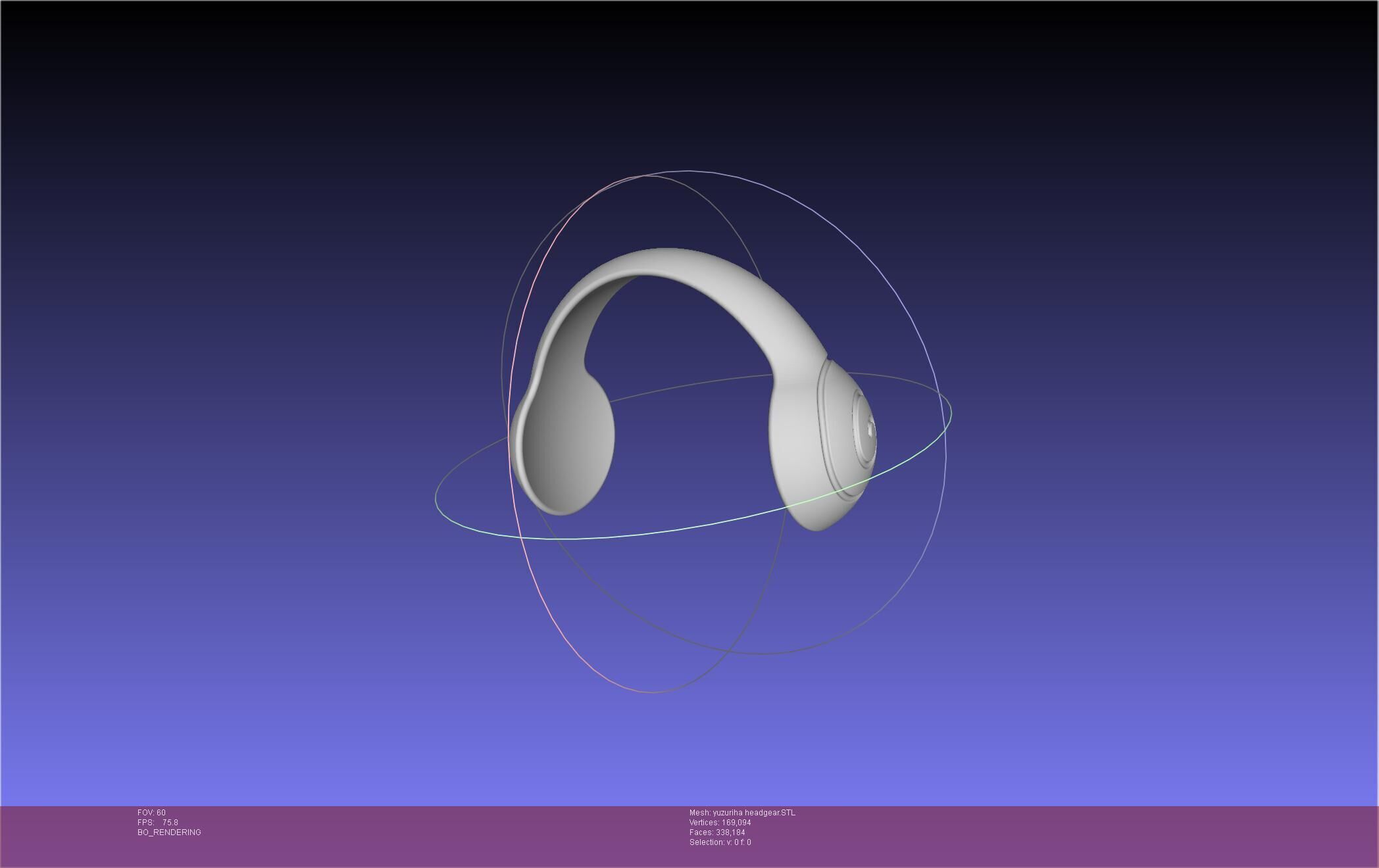 Dr Stone Yuzuriha Headgear 3D print model_1