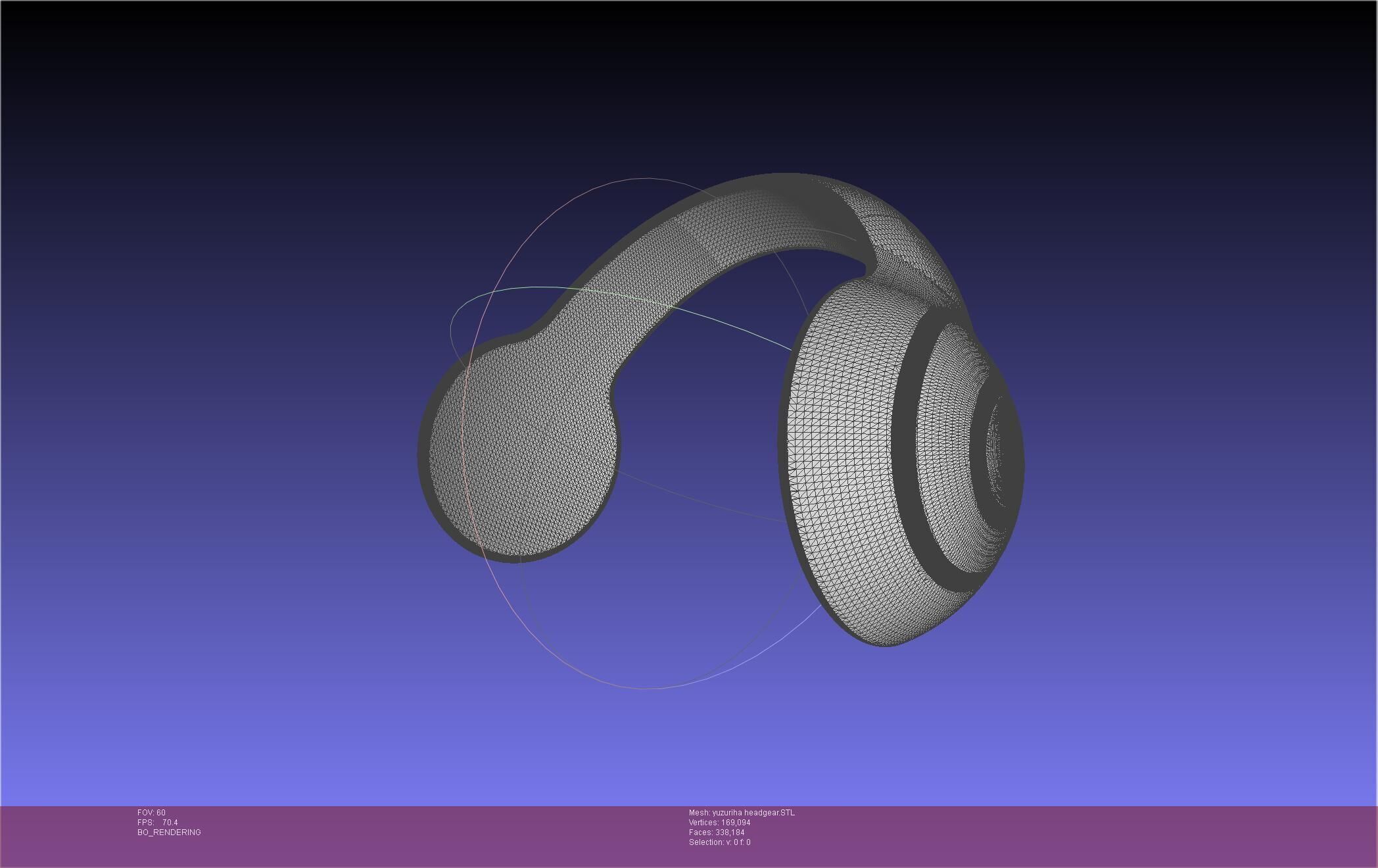 Dr Stone Yuzuriha Headgear 3D print model_39