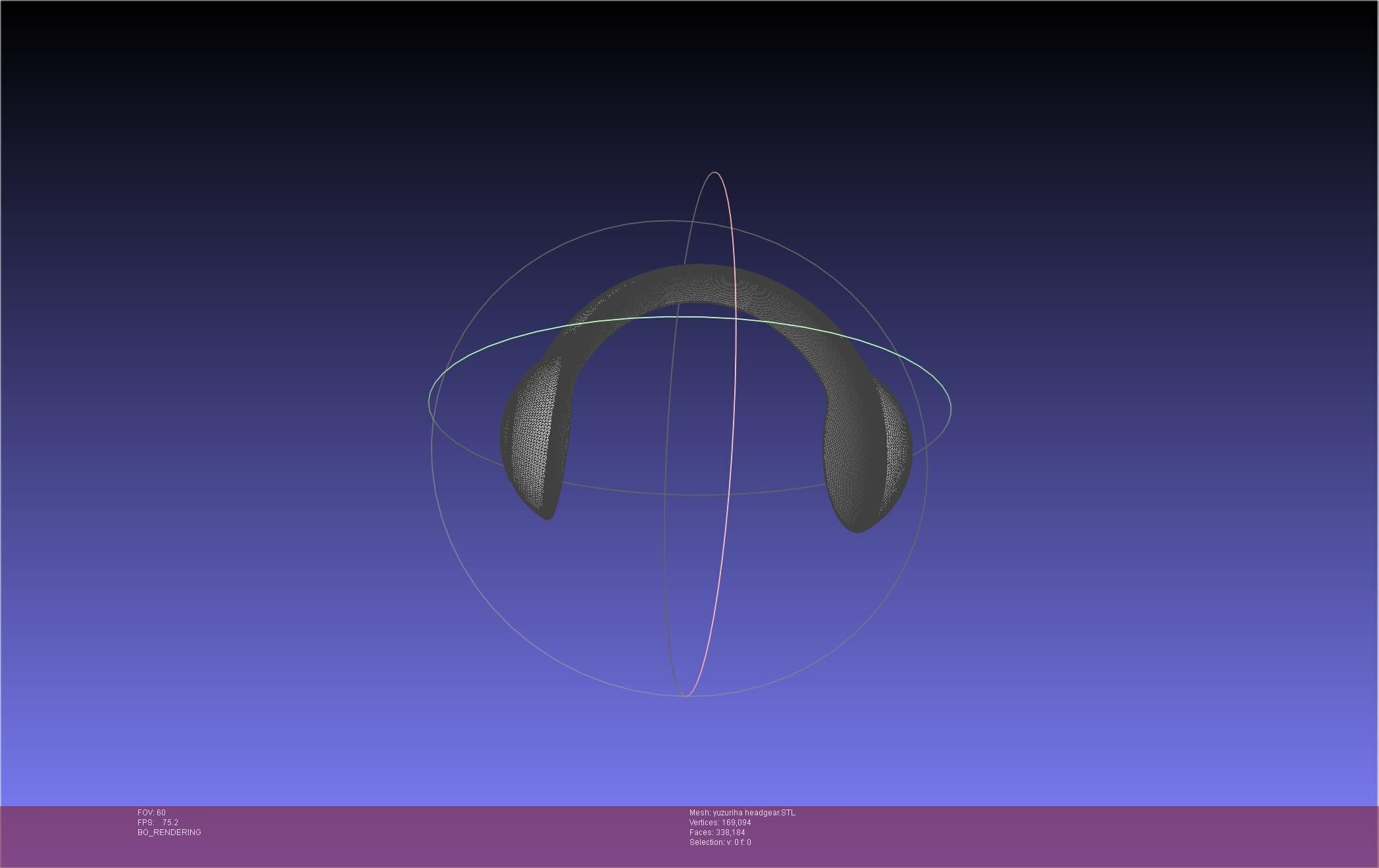 Dr Stone Yuzuriha Headgear 3D print model_23