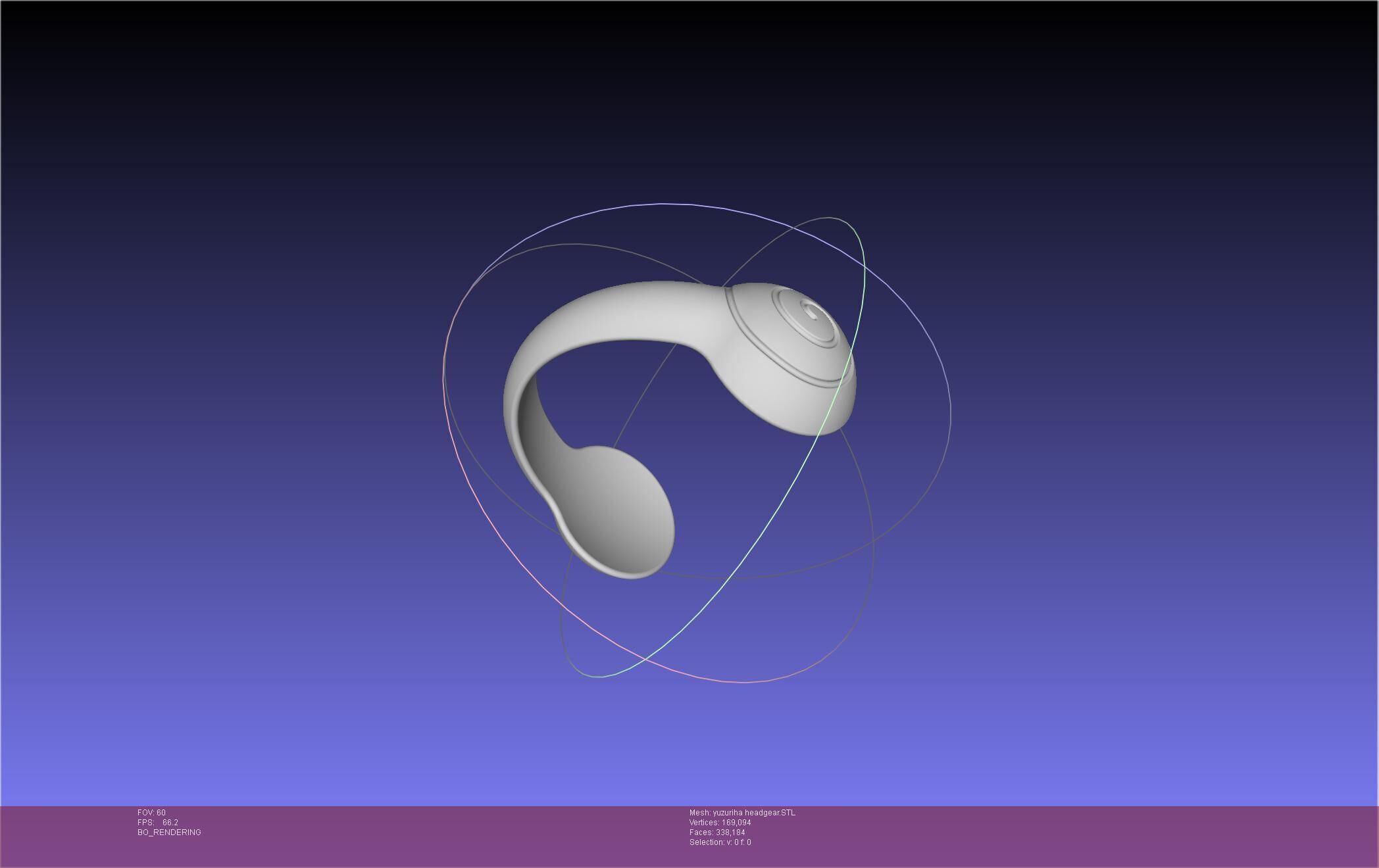 Dr Stone Yuzuriha Headgear 3D print model_12