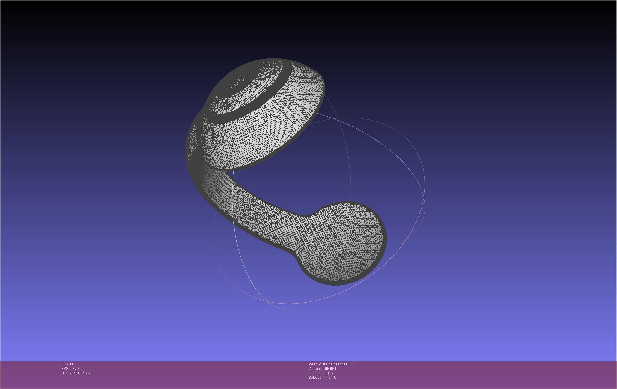 Dr Stone Yuzuriha Headgear 3D print model_30