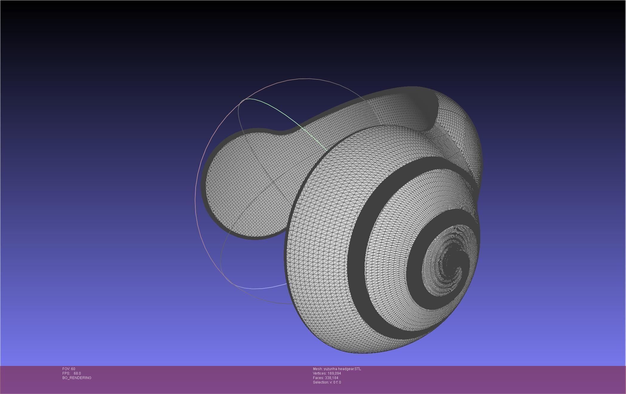 Dr Stone Yuzuriha Headgear 3D print model_41