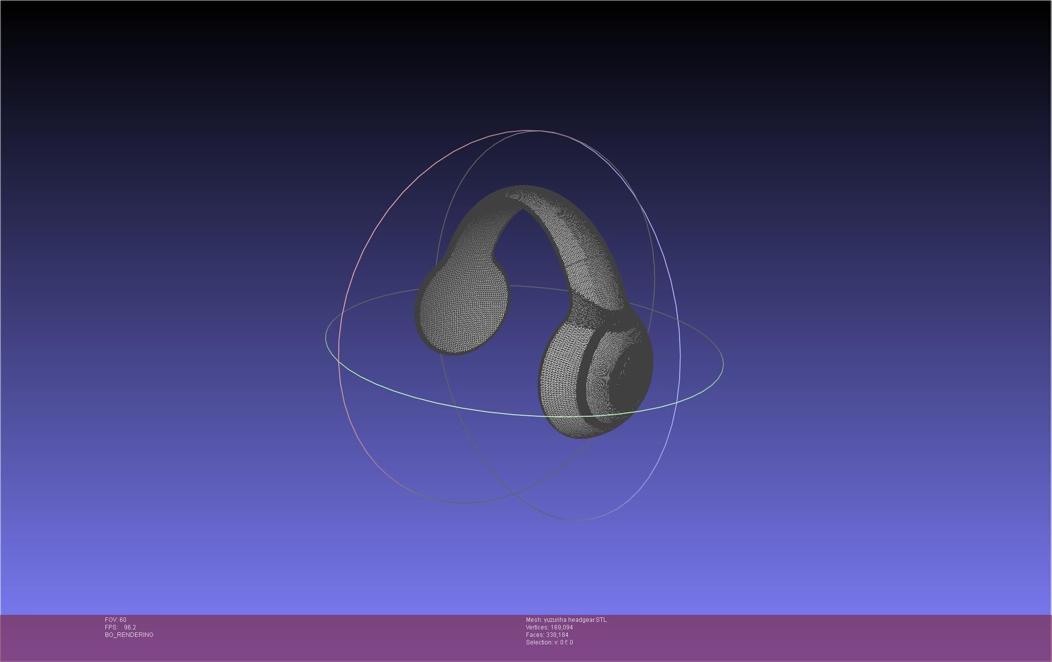 Dr Stone Yuzuriha Headgear 3D print model_25