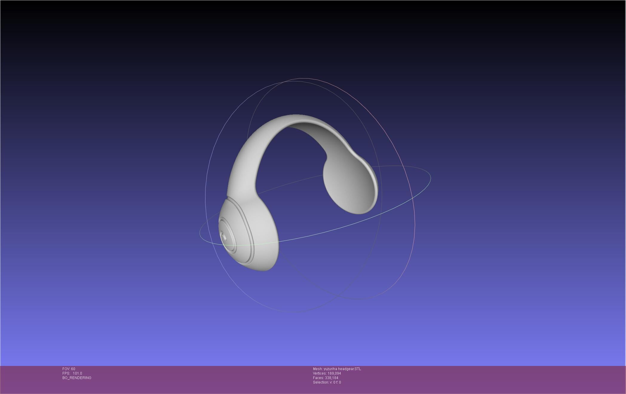 Dr Stone Yuzuriha Headgear 3D print model_13