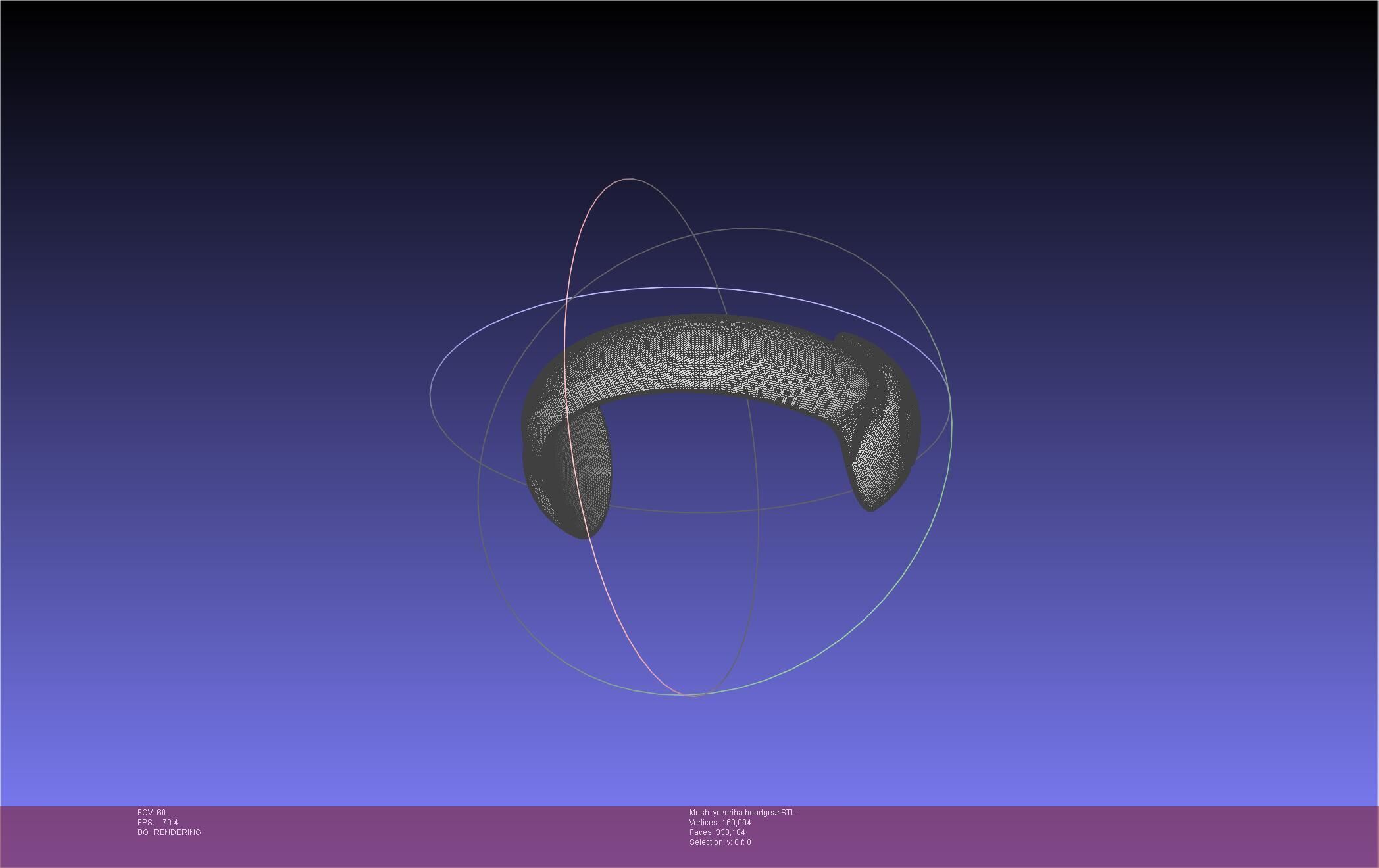 Dr Stone Yuzuriha Headgear 3D print model_22