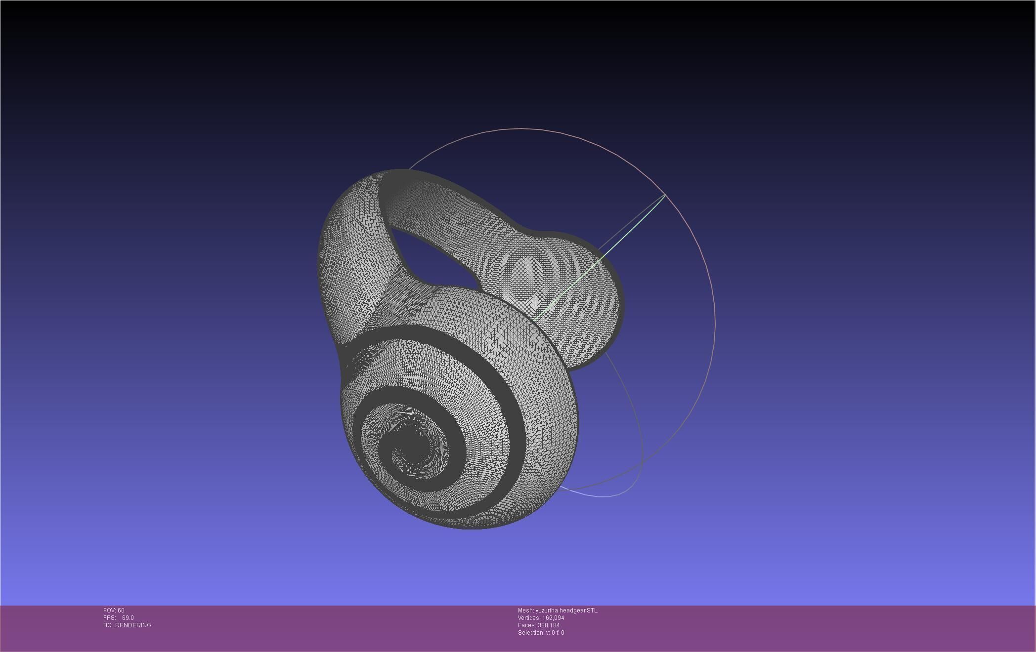 Dr Stone Yuzuriha Headgear 3D print model_28