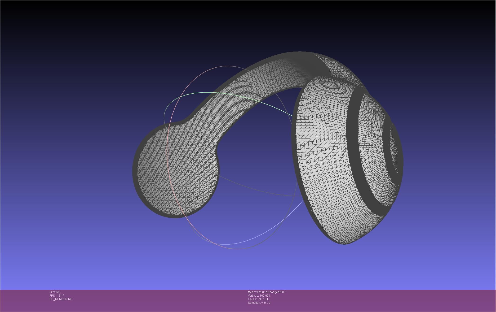 Dr Stone Yuzuriha Headgear 3D print model_40