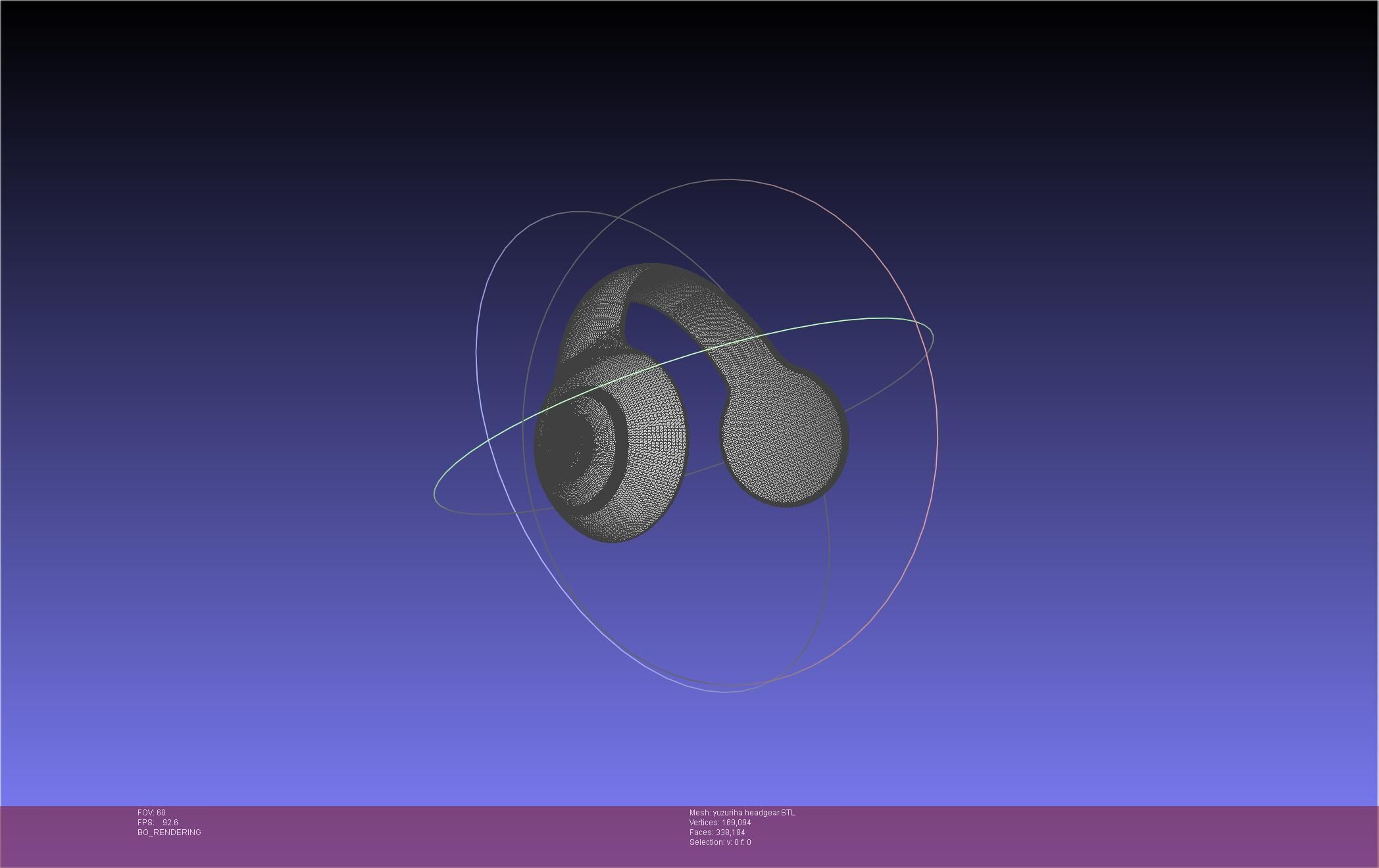 Dr Stone Yuzuriha Headgear 3D print model_24