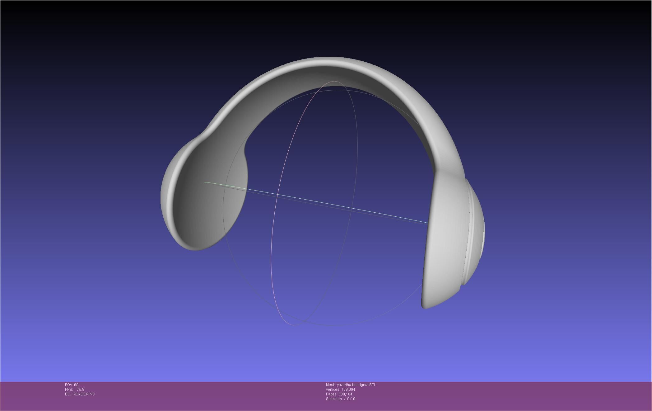 Dr Stone Yuzuriha Headgear 3D print model_46