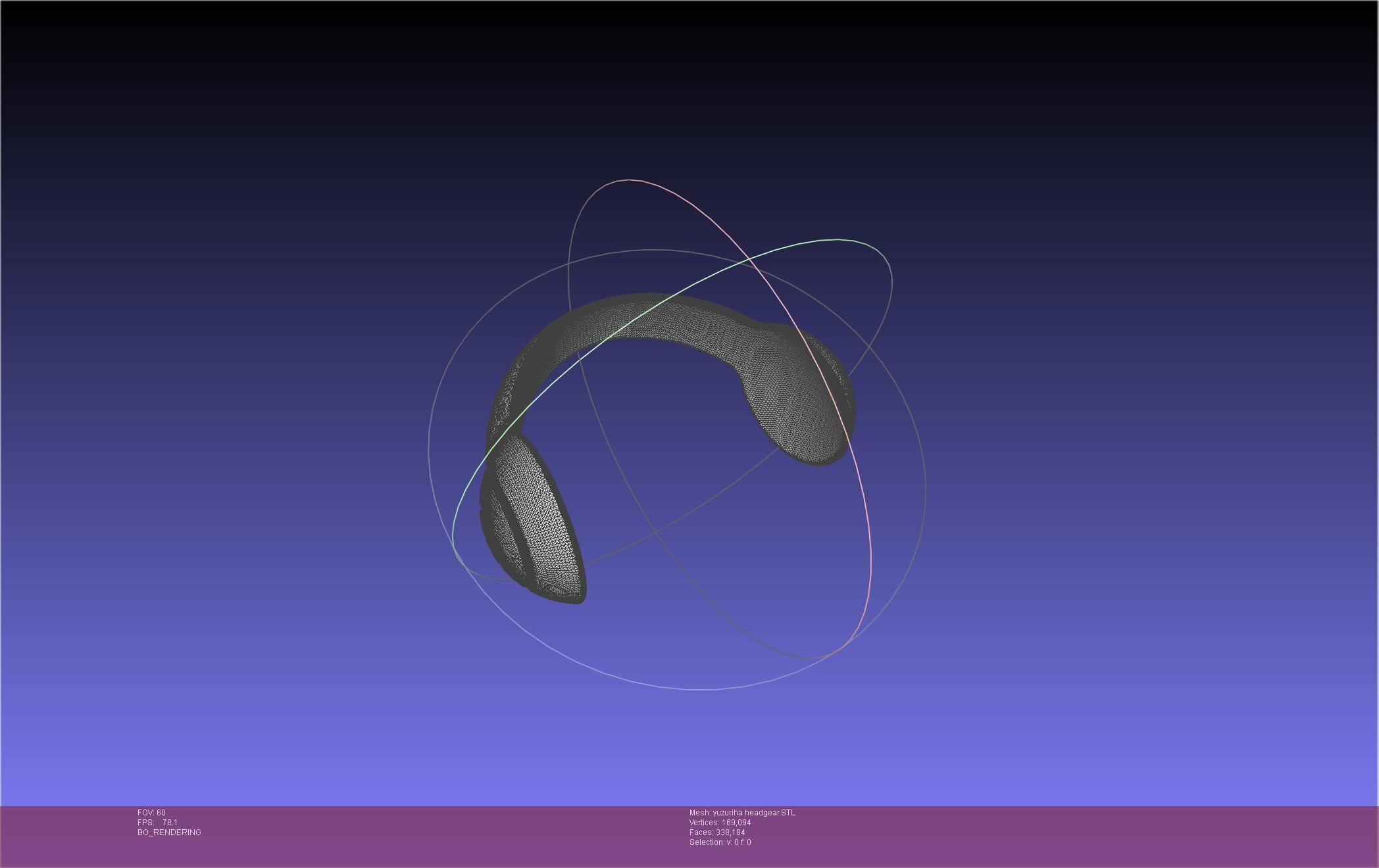 Dr Stone Yuzuriha Headgear 3D print model_19