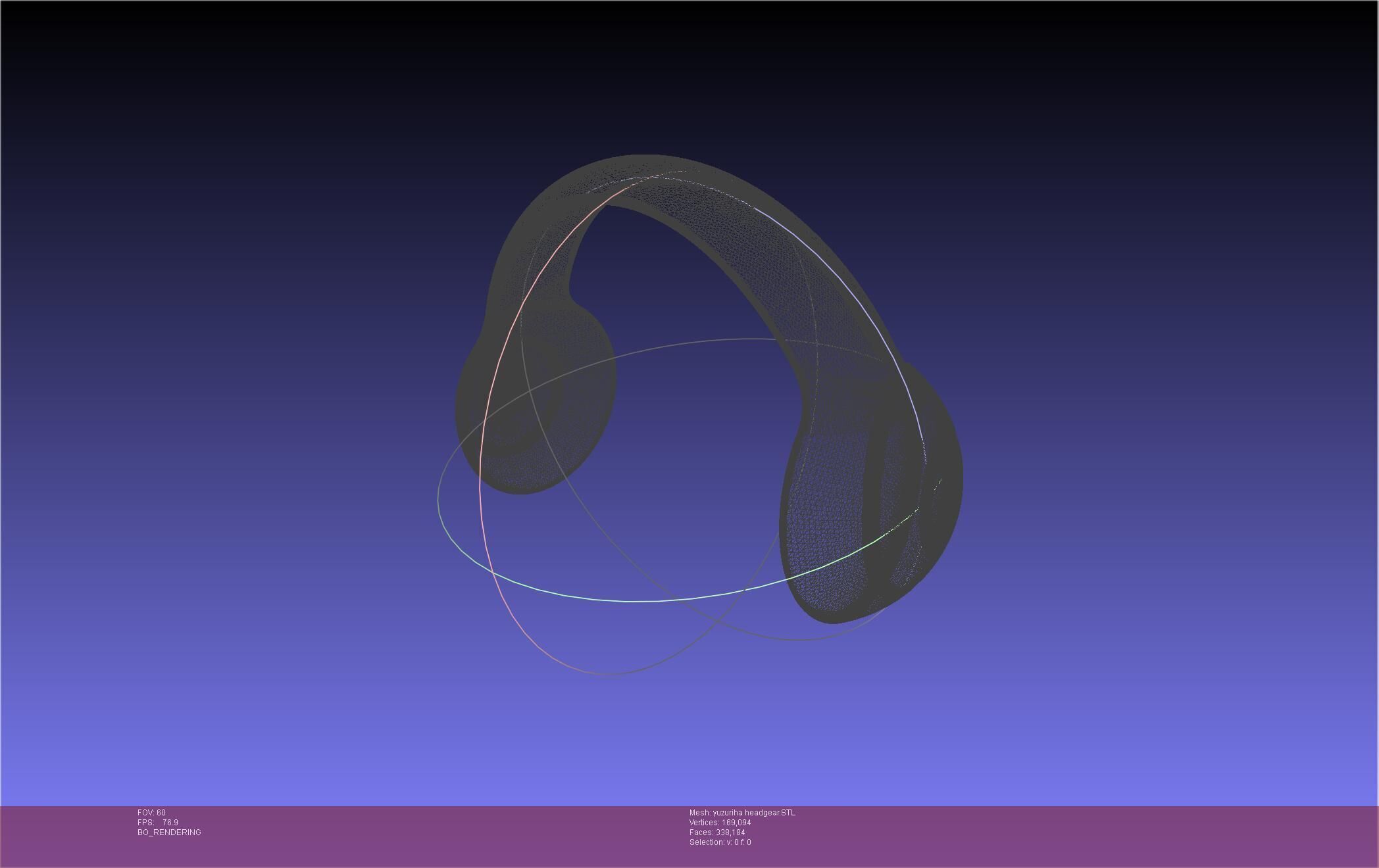 Dr Stone Yuzuriha Headgear 3D print model_37