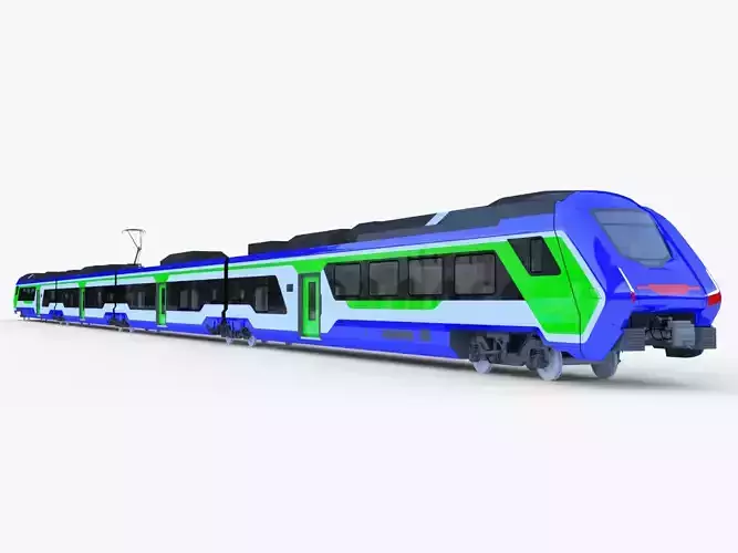 Hitachi HTR 412 train exterior 3D model