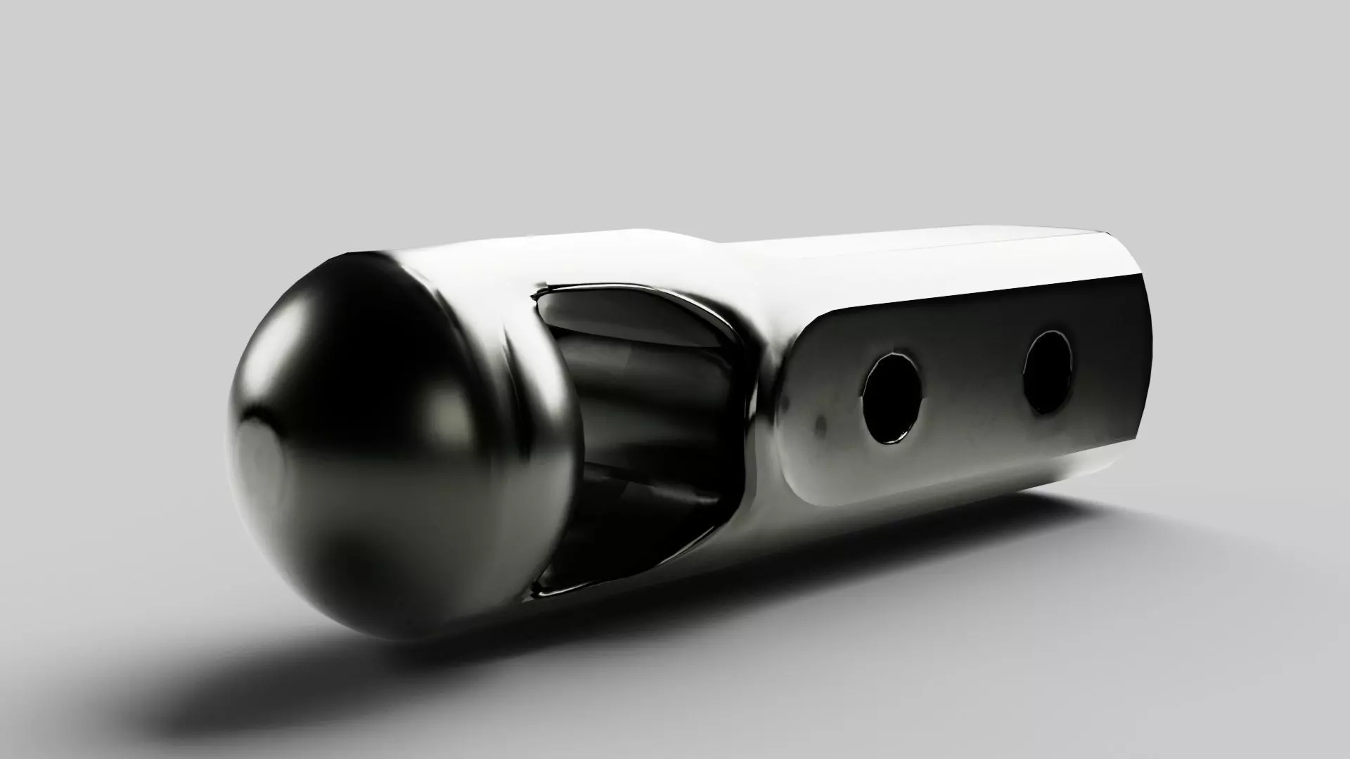 Tow hitch Low-poly 3D model