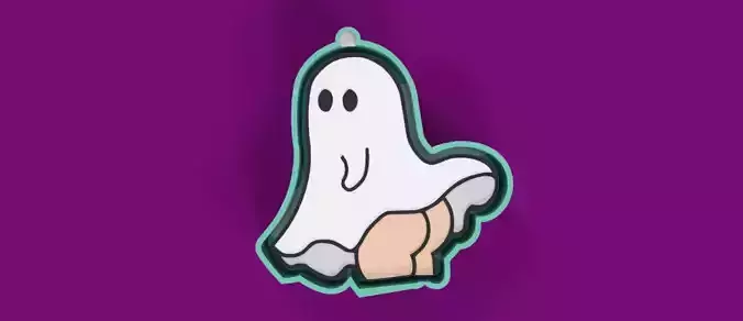 Ghost Booty Mold  Spooky Sassy