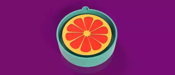 Orange Slice Mold  Zesty  Fresh