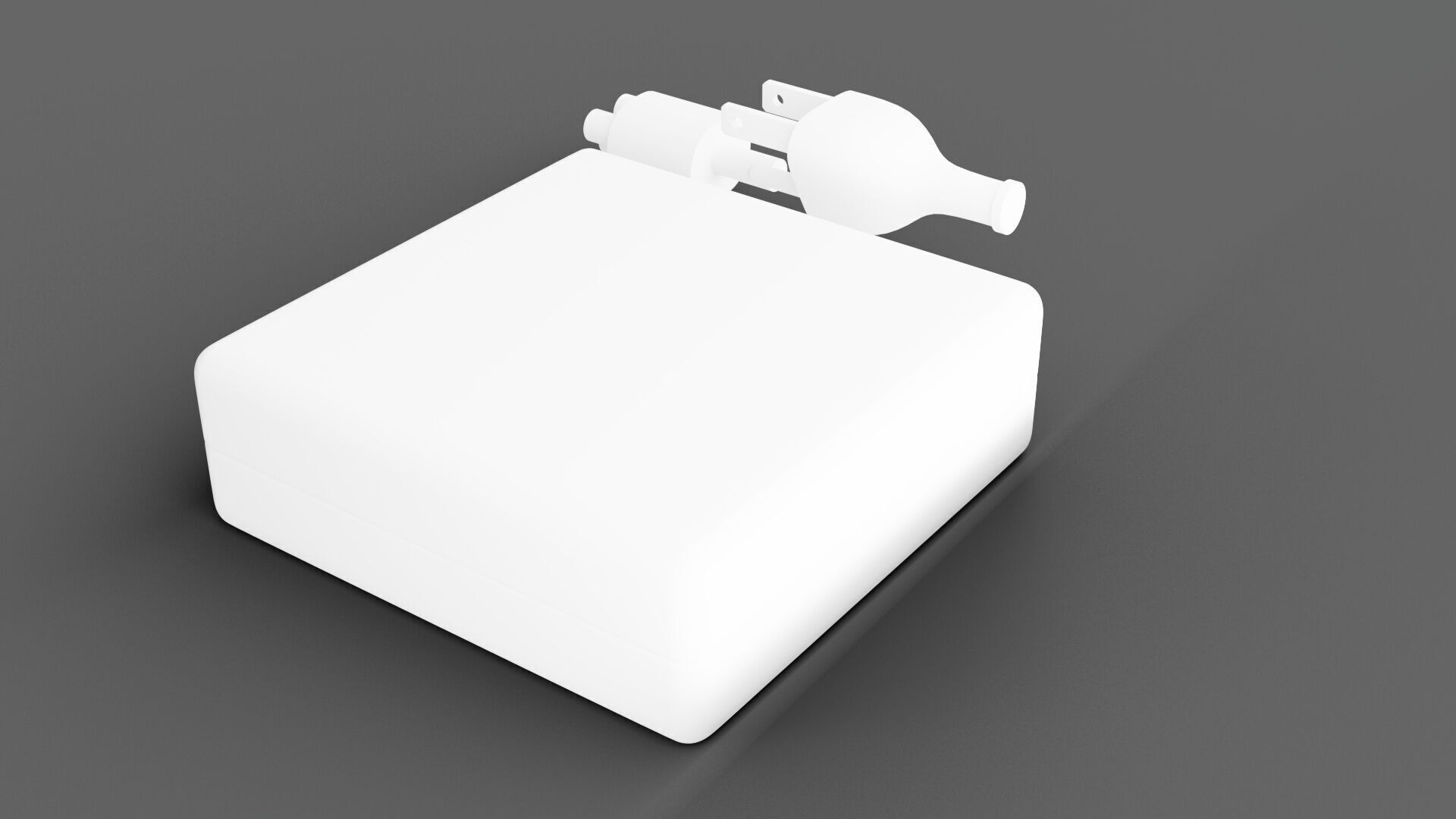 iMac all-in-one power adapter 3D model_1