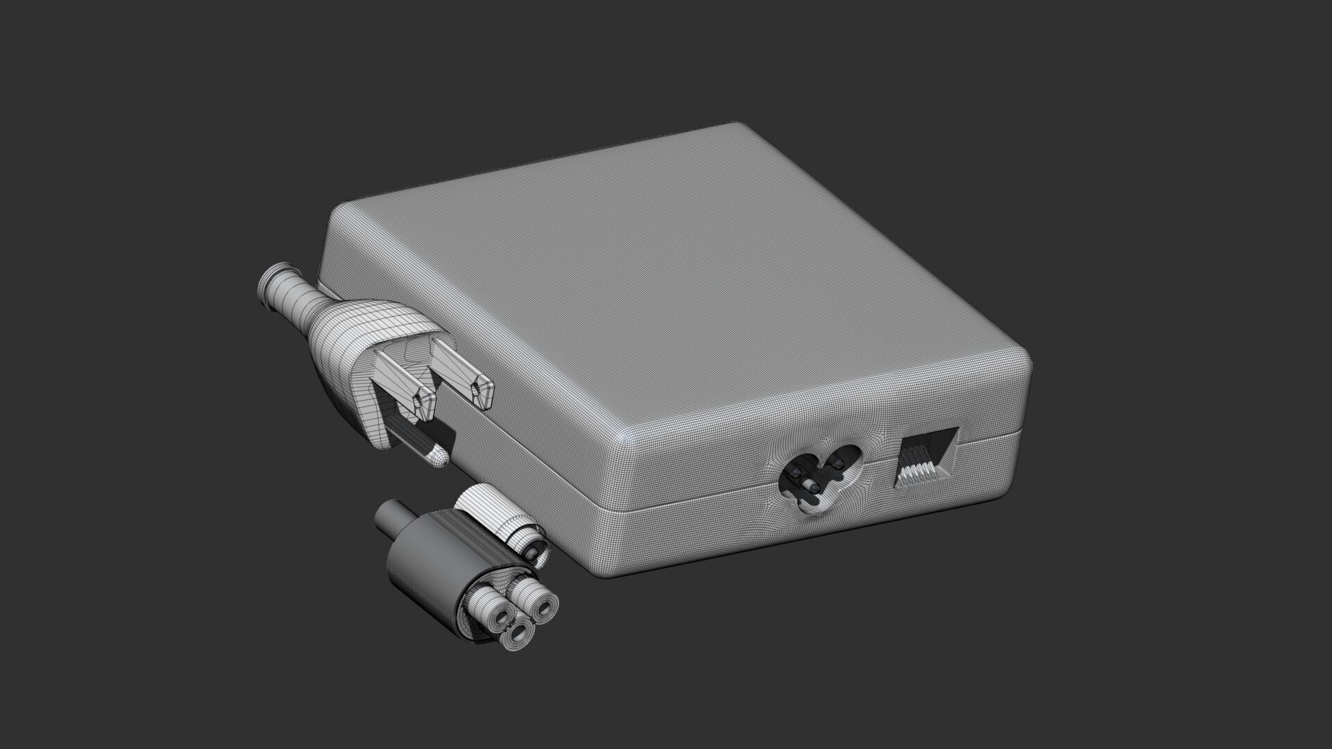 iMac all-in-one power adapter 3D model_5