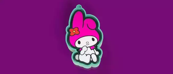 My Melody Sitting Mold  Sweet  Chill
