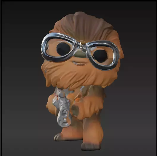 Chewbacca funko pop Free 3D print model