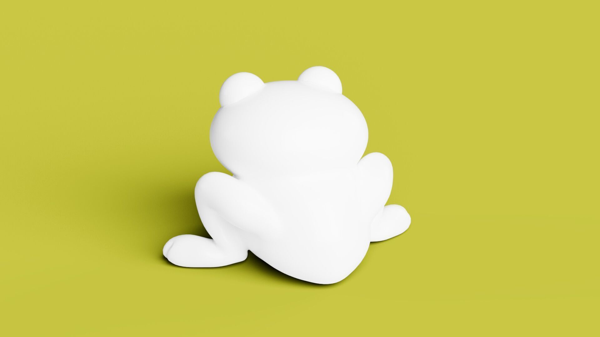 Froggit Low-poly 3D model_2