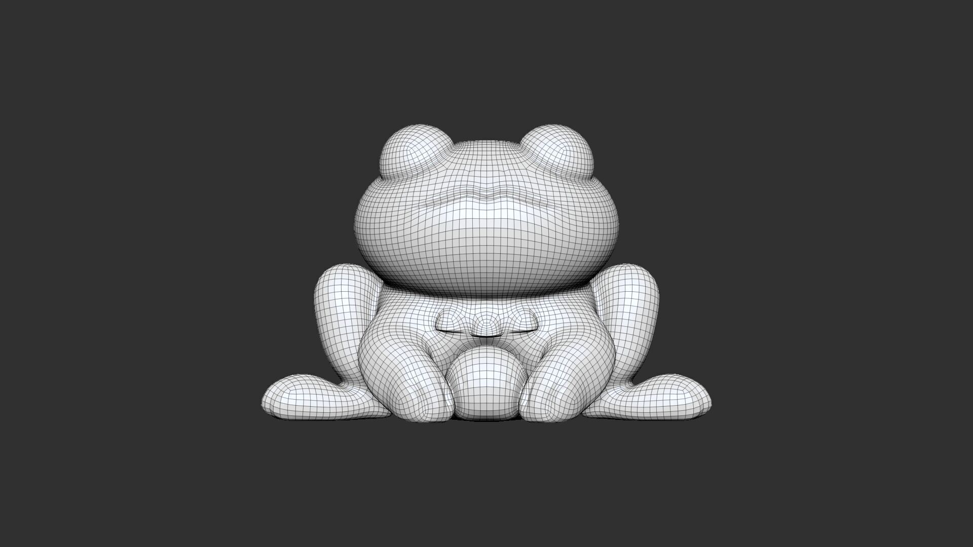 Froggit Low-poly 3D model_6