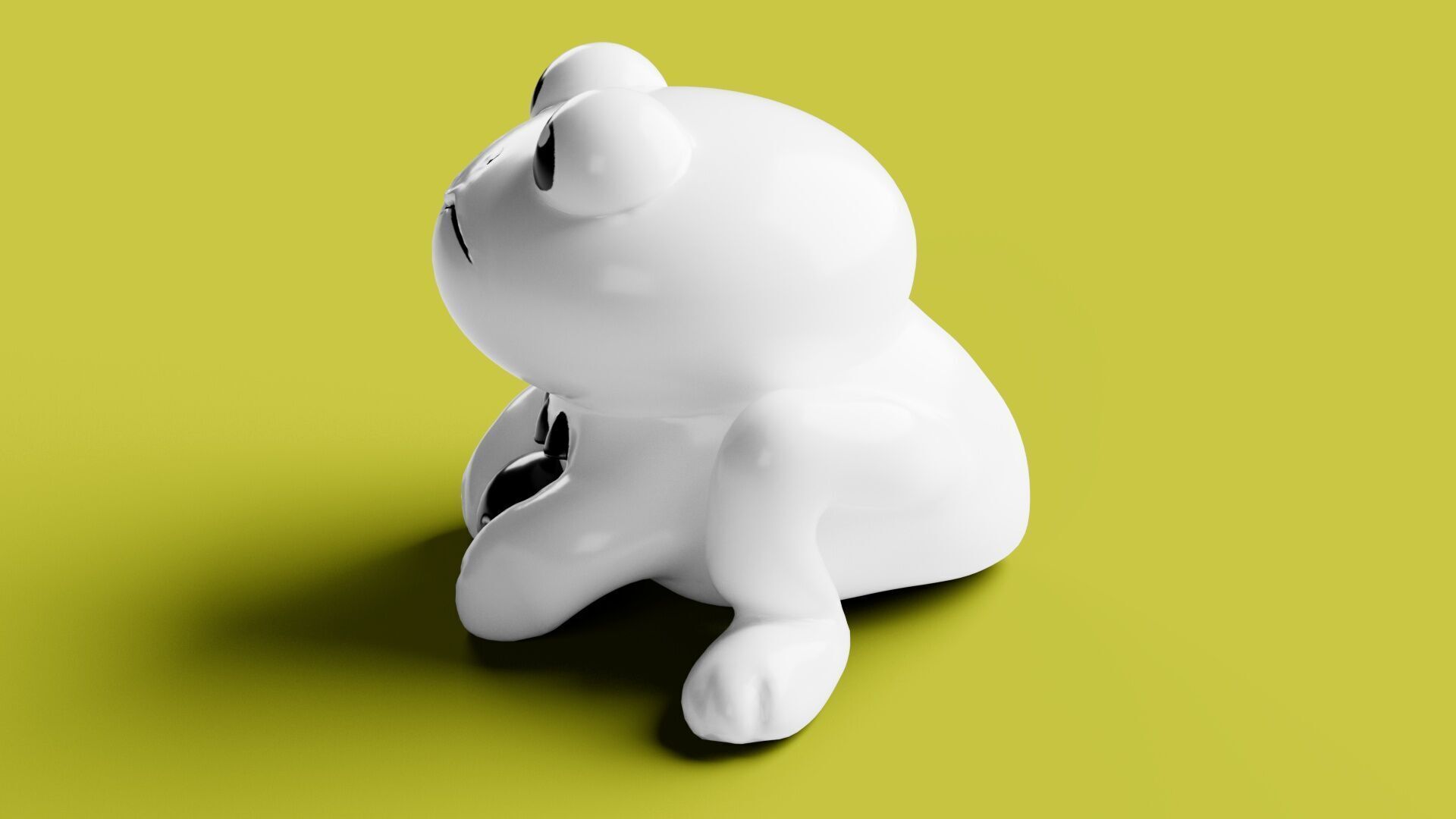 Froggit Low-poly 3D model_1