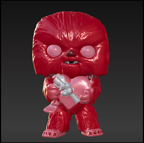 Chewbacca funko pop Free 3D print model