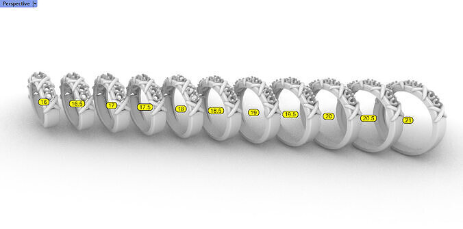 Tiffany ring X 16-21 sizes