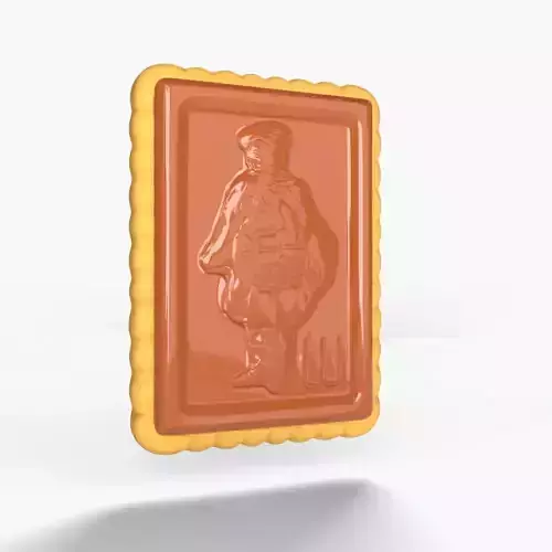 Lu ecolier cookie Low-poly 3D model