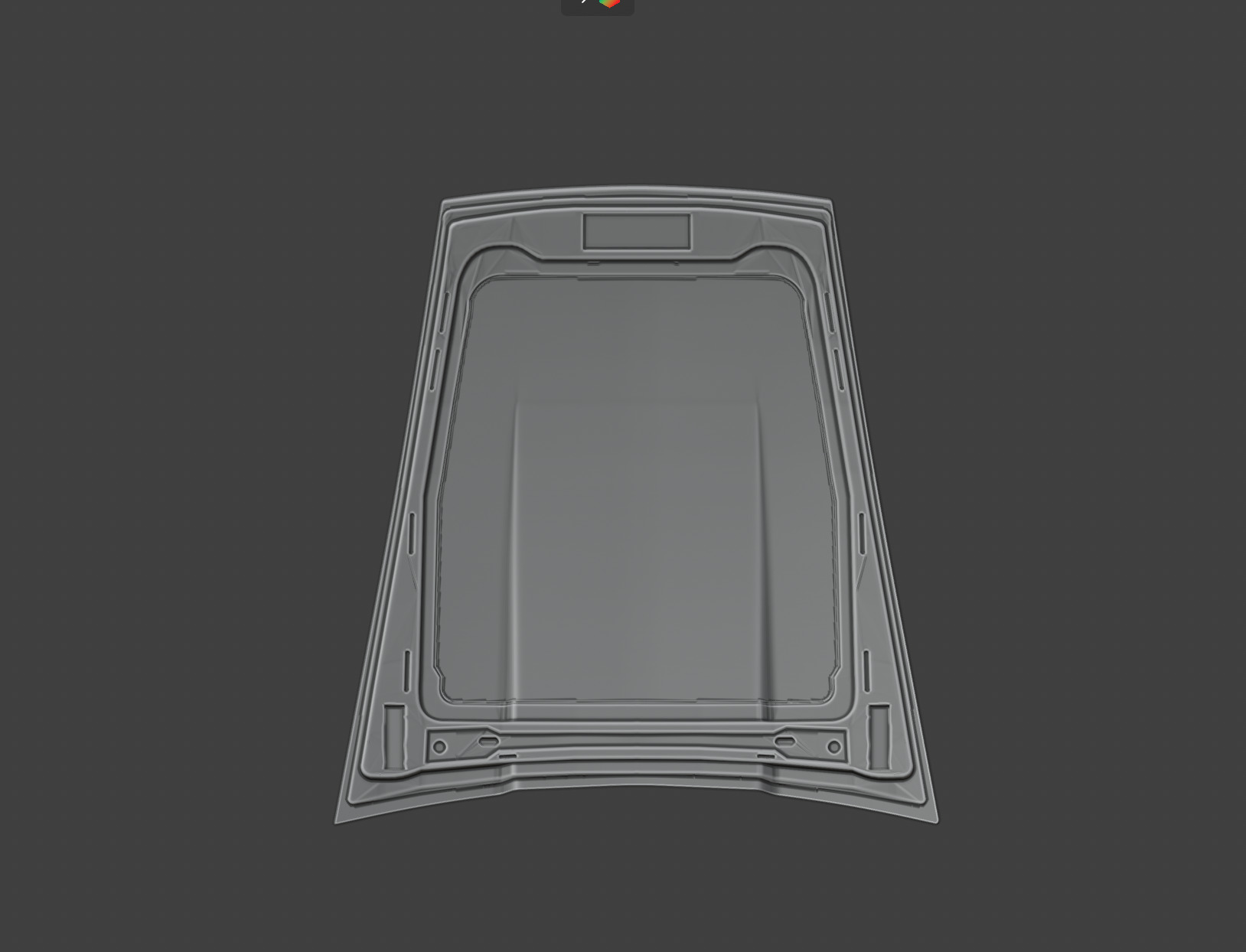 911 Hood - Bonnet 3D print model_2