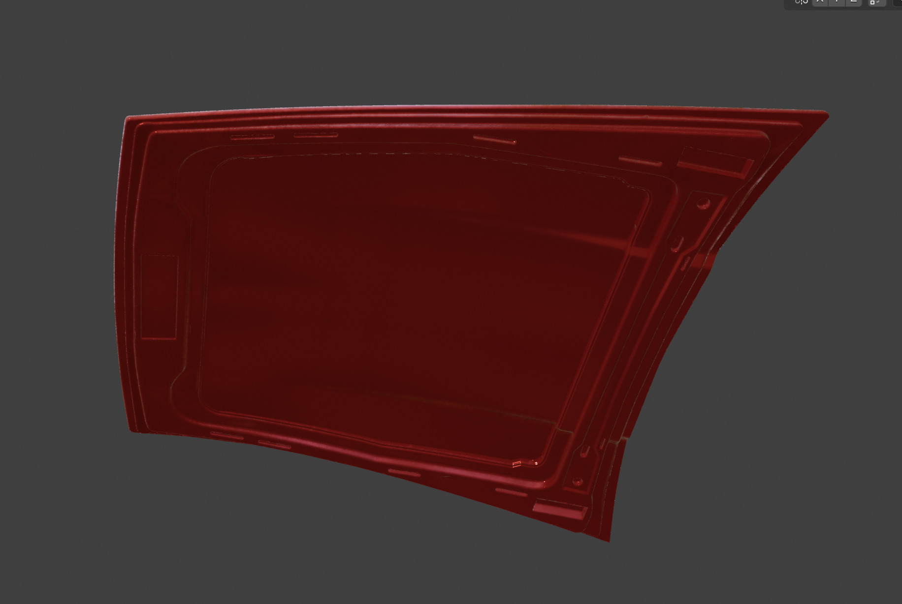 911 Hood - Bonnet 3D print model_6