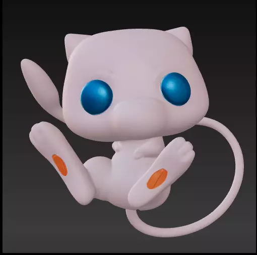 Mew funko pop Free 3D print model