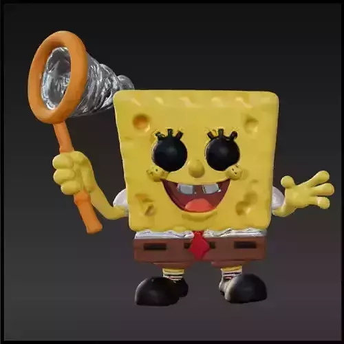 Bob esponja funko pop Free 3D print model