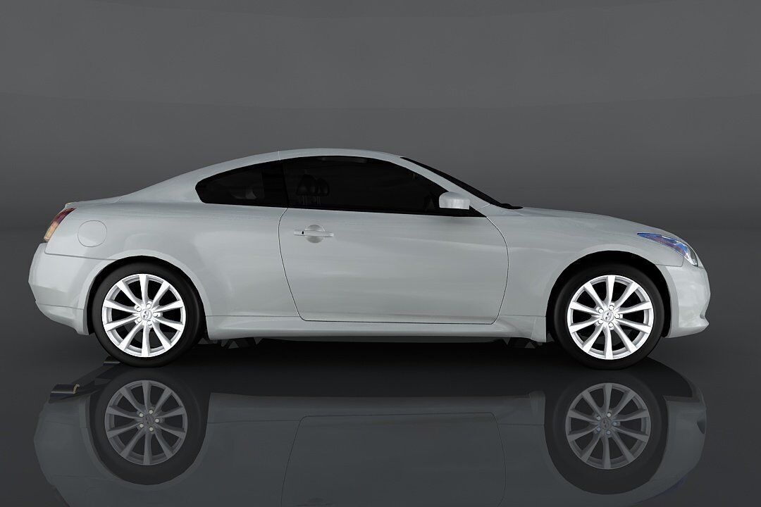 Infiniti G37 Low-poly 3D model_3