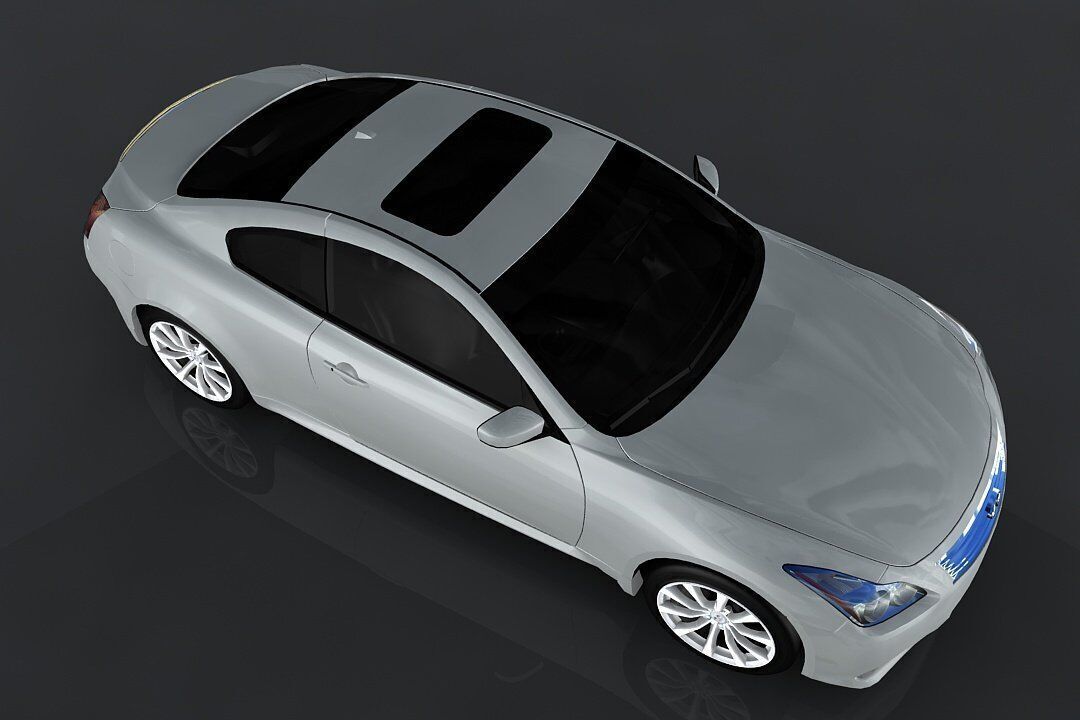 Infiniti G37 Low-poly 3D model_2