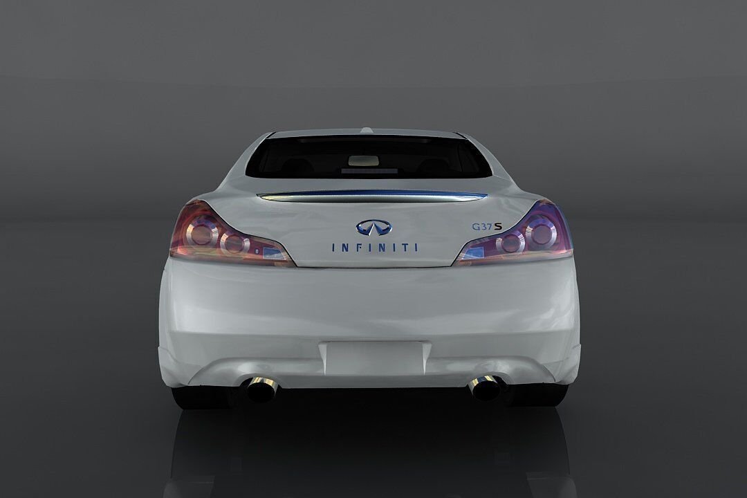 Infiniti G37 Low-poly 3D model_5