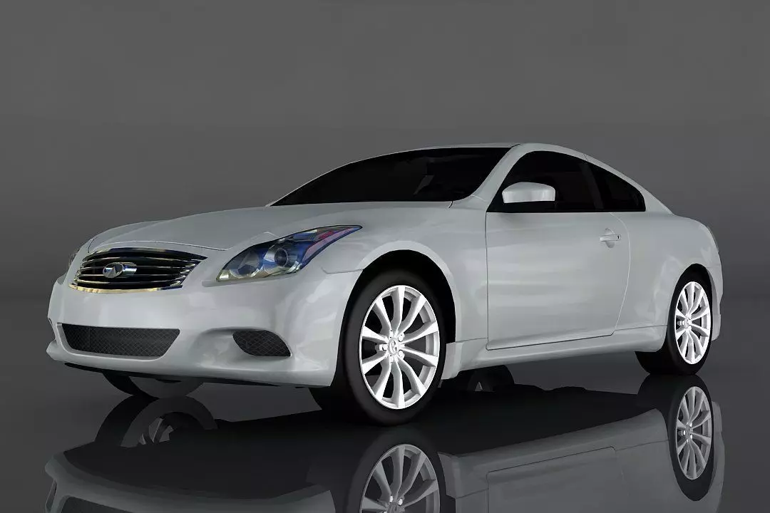 Infiniti G37 Low-poly 3D model_0