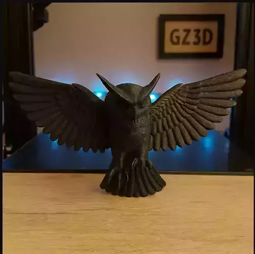 Cute 3D Owl Model