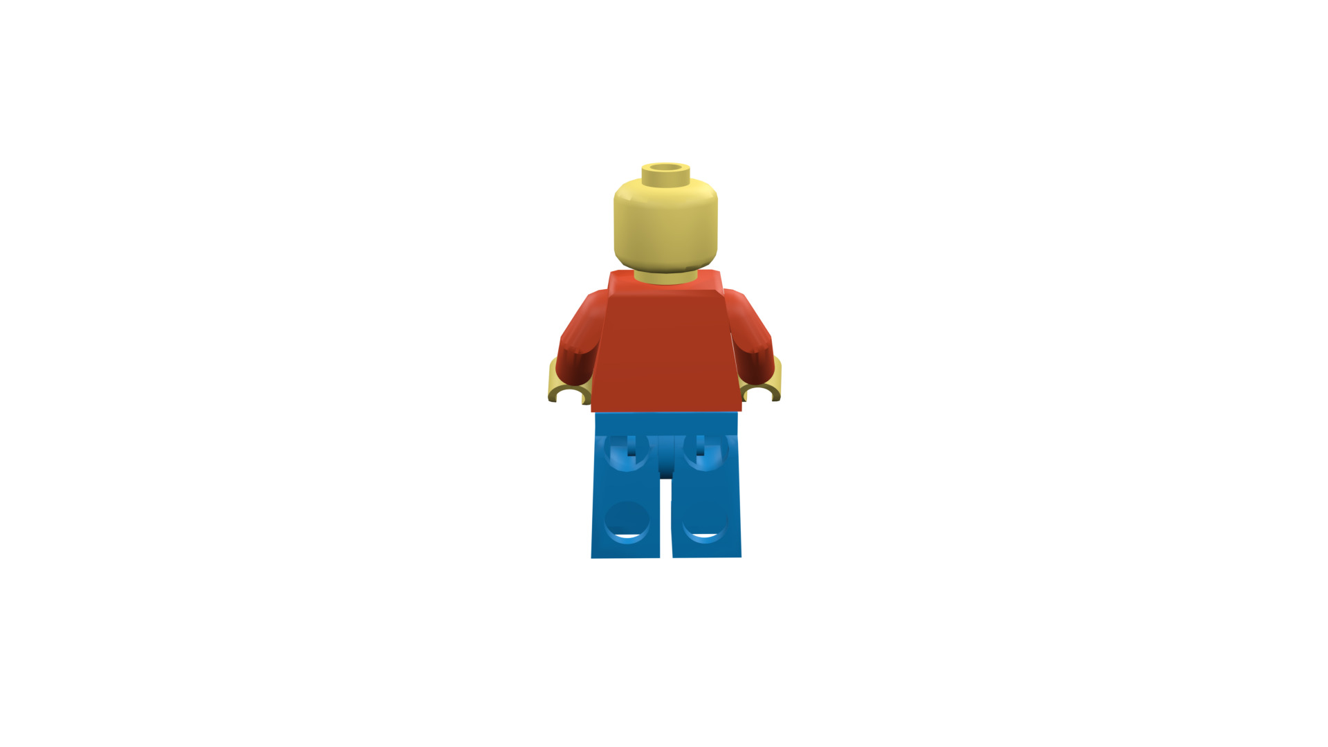 3D print minifigure - Lego Minifigure Basic V1 3D print model_31