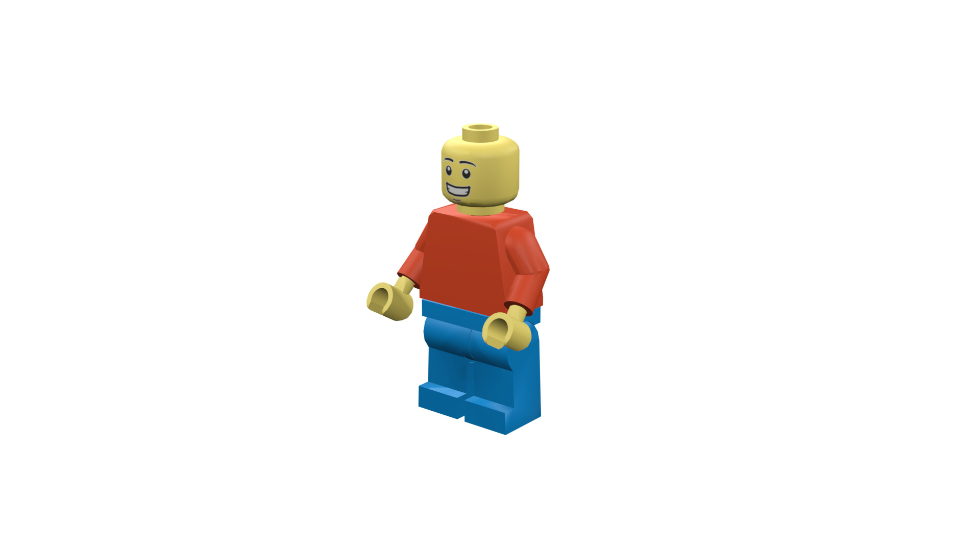3D print minifigure - Lego Minifigure Basic V1 3D print model_48