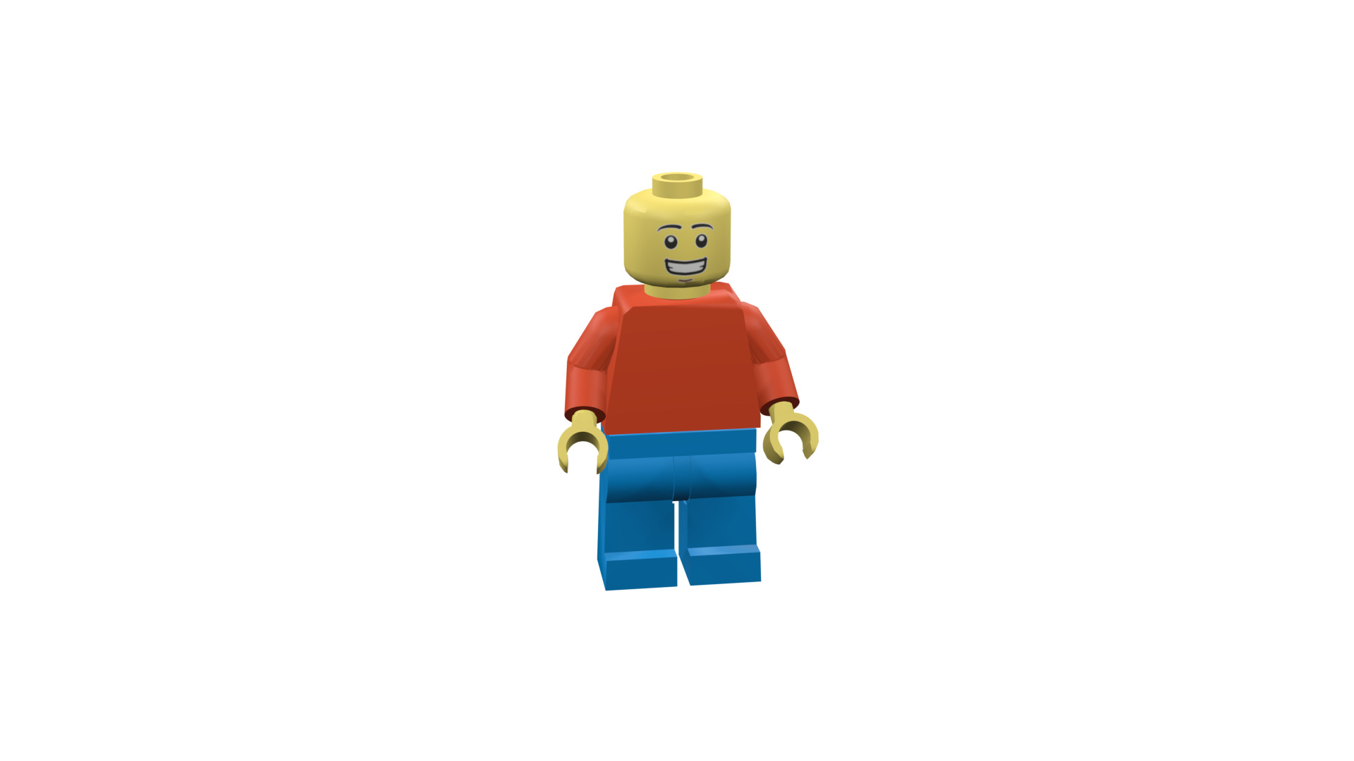 3D print minifigure - Lego Minifigure Basic V1 3D print model_10